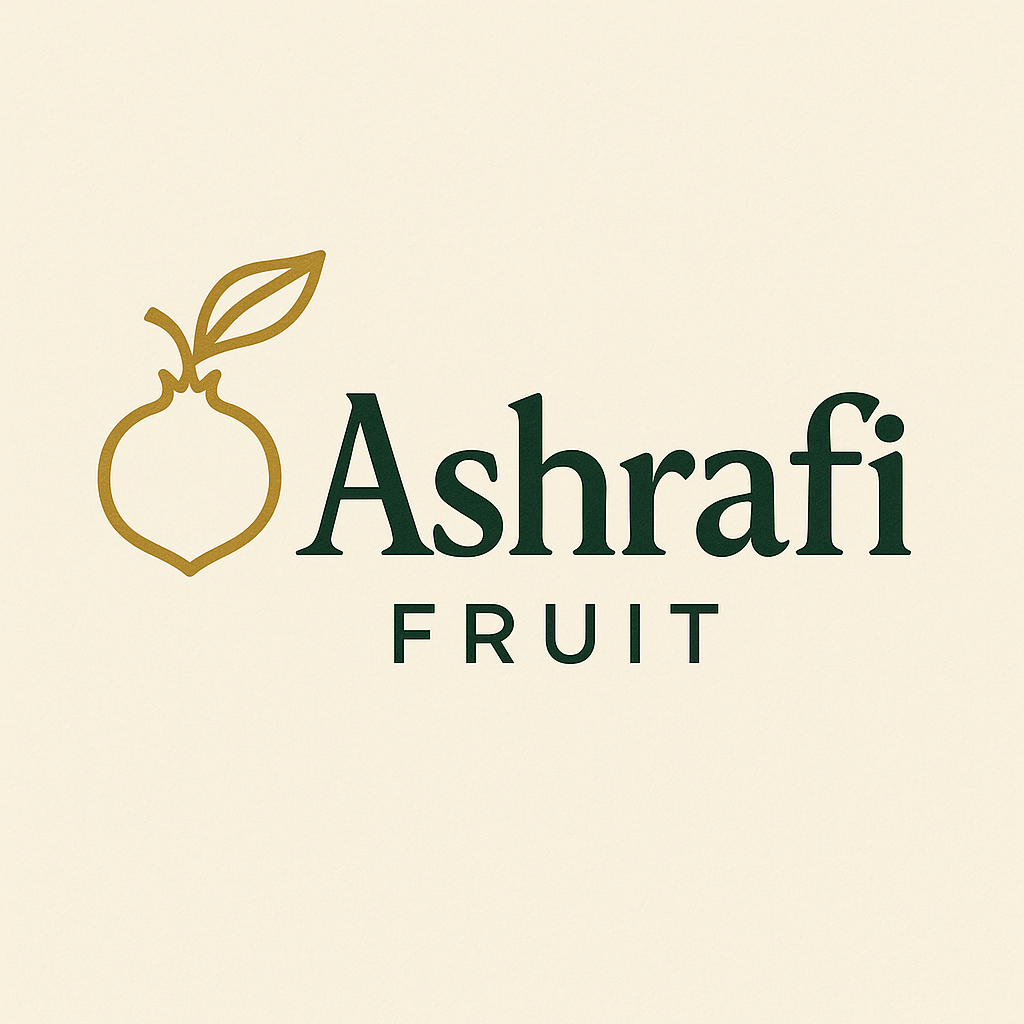 Ashrafi Fruit Logo